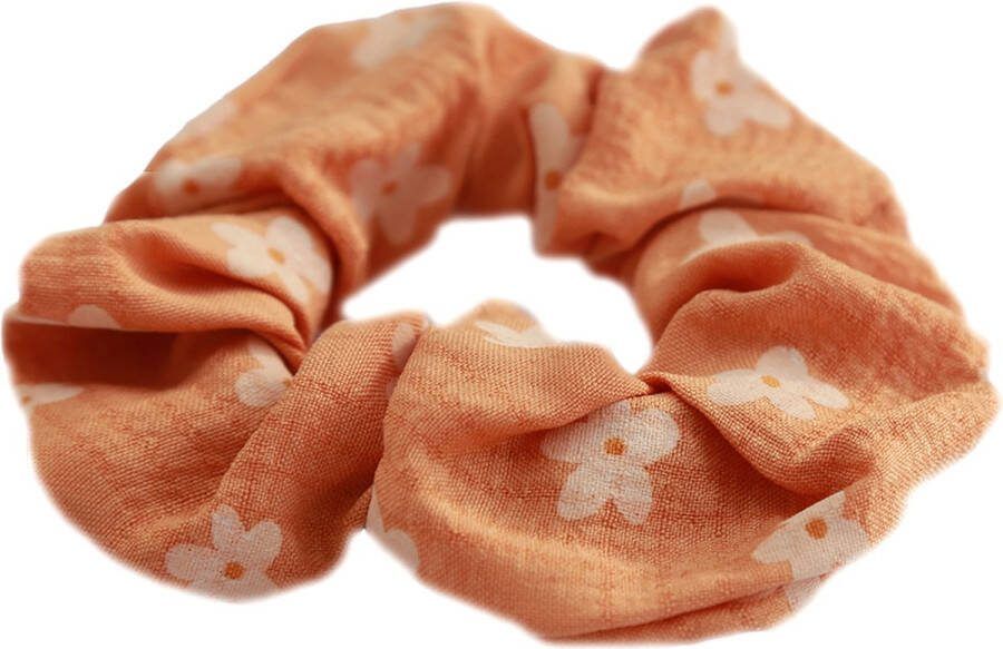 Love Ibiza Scrunchie daisy orange