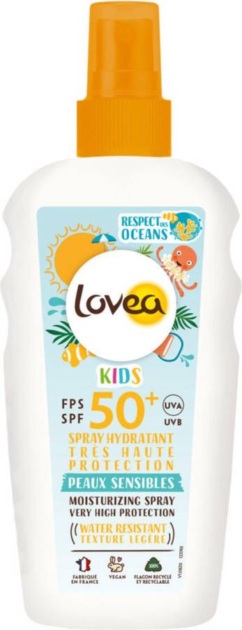 Lovea 6x Sun Zonnebrand Spray Kids SPF 50+ 150 ml