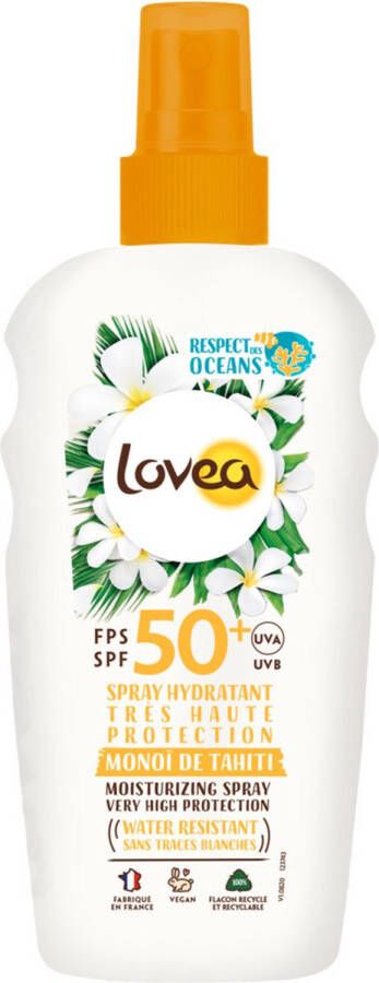 Lovea 6x Sun Zonnebrand Spray SPF 50+ 150 ml