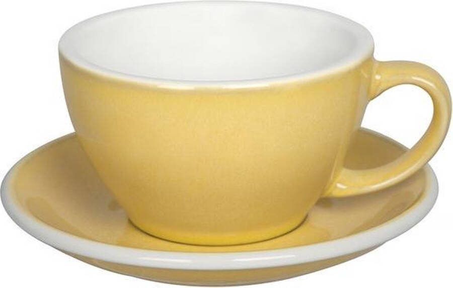 Loveramics Egg Café Latte Kop&Schotel 300ml Butter Cup