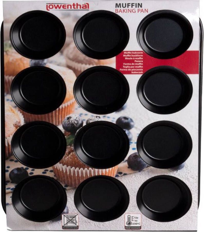 Lowenthal 2.0 Lowenthal Muffin Cake Bakvorm 12 stuks