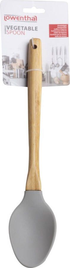 Lowenthal 2.0 Opscheplepel sauslepel met houten handvat 34 cm Koken Keukengerei Opschep lepels