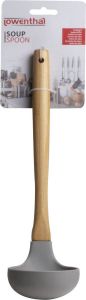 Lowenthal 2.0 Soeplepel opscheplepel met houten handvat 34 cm Koken Keukengerei Opscheplepels serveerlepels