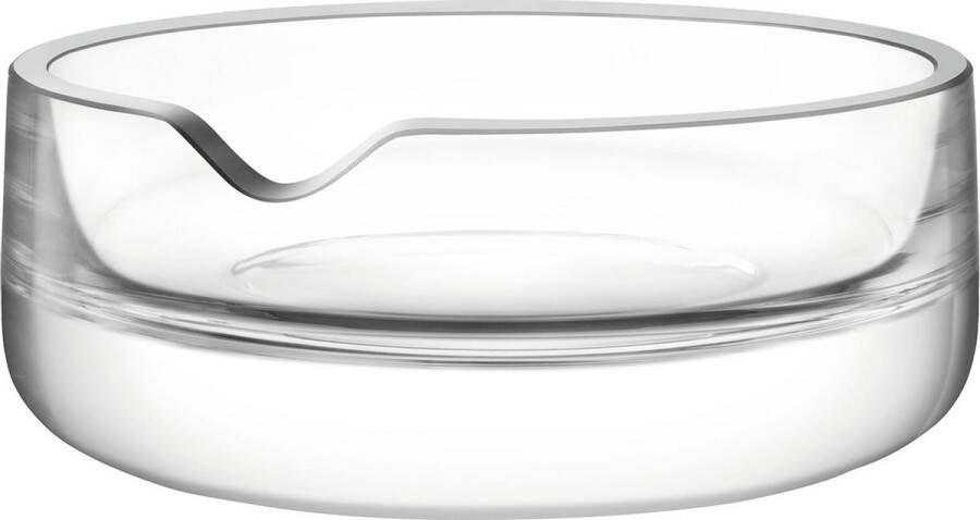 LSA L.S.A. serveerschaal Bar Culture 12 x 6 8 cm glas transparant