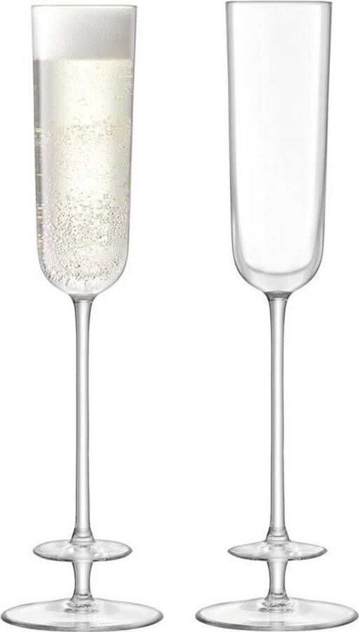 LSA International L.S.A. Champagne Theatre Champagne Flute 130 ml Set van 2 Glazen