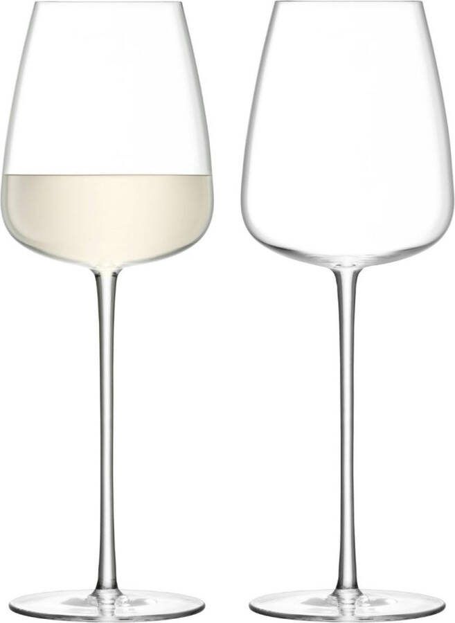 LSA International L.S.A. Wine Culture Witte Wijnglazen 490 ml Set van 2 Stuks
