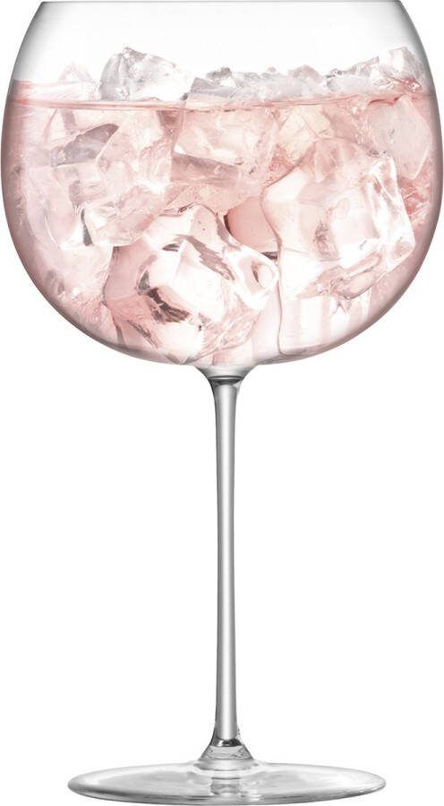 L.S.A. Borough Balloon Glas 680 ml Set van 4 Stuks Glas Transparant