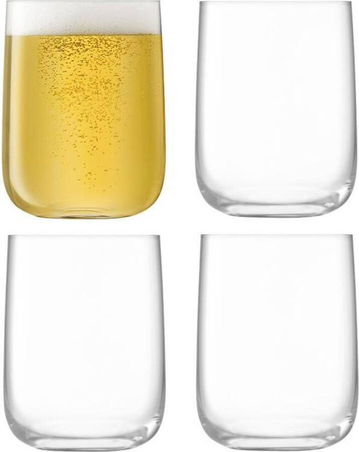 LSA L.S.A. Borough Glas 625 ml Set van 4 Stuks