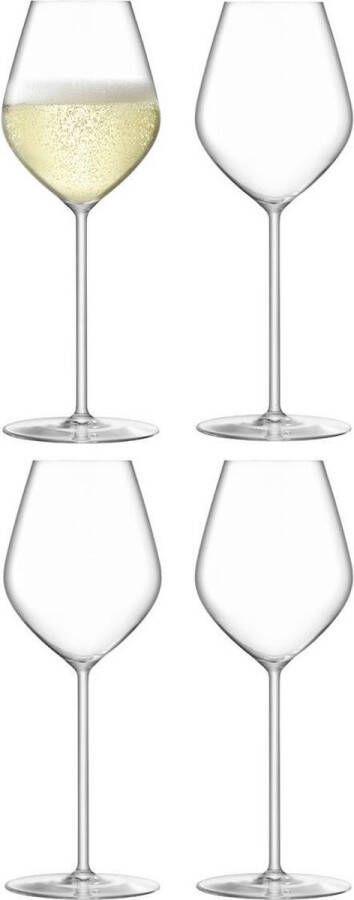 L.S.A. Borough Glas Champagne 265 ml Set van 4 Stuks