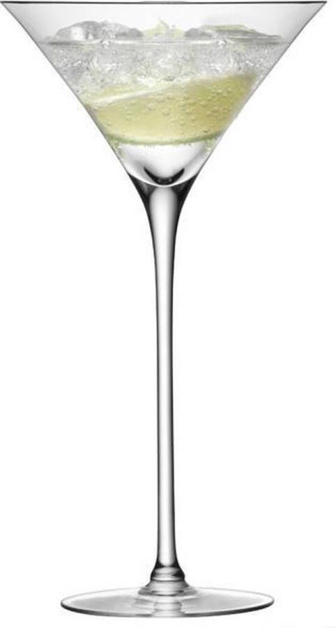 LSA L.S.A. Bar Cocktailglas 275 ml Set van 2 Stuks Glas Transparant
