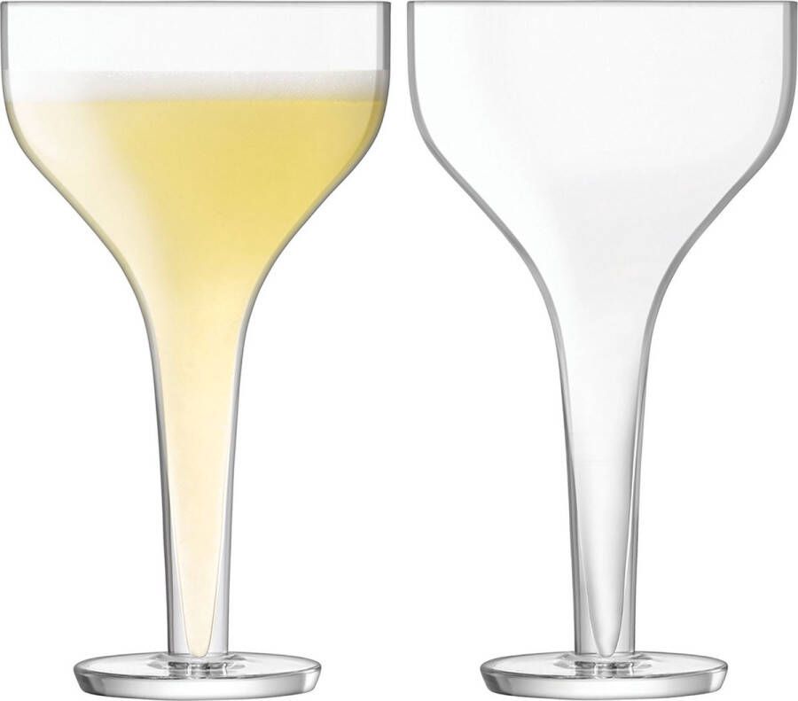 L.S.A. Epoque Cocktailglas 175 ml Set van 2 Stuks Transparant