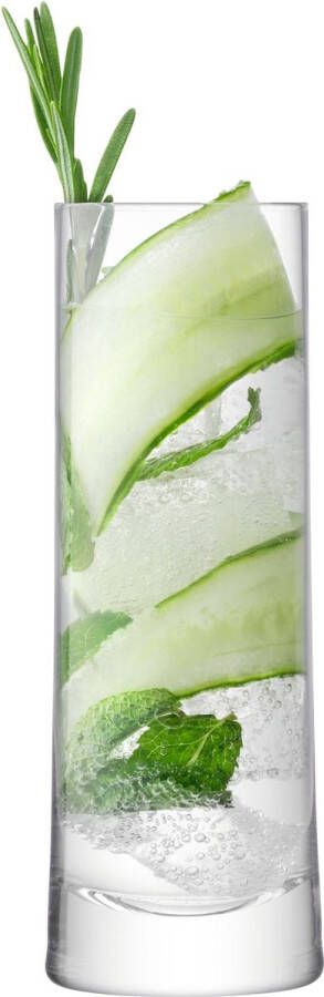 LSA L.S.A. Gin Longdrinkglas 380 ml Set van 2 Stuks Glas Transparant