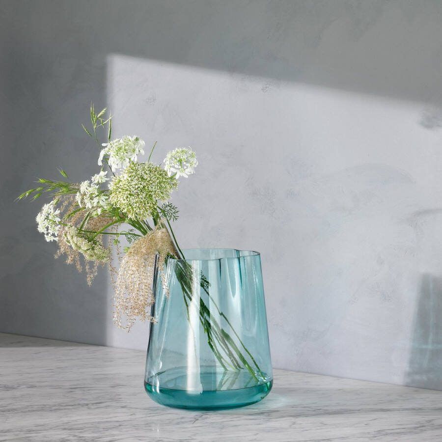 L.S.A. Lagoon Vaas of Kandelaar 24 cm Glas Groen