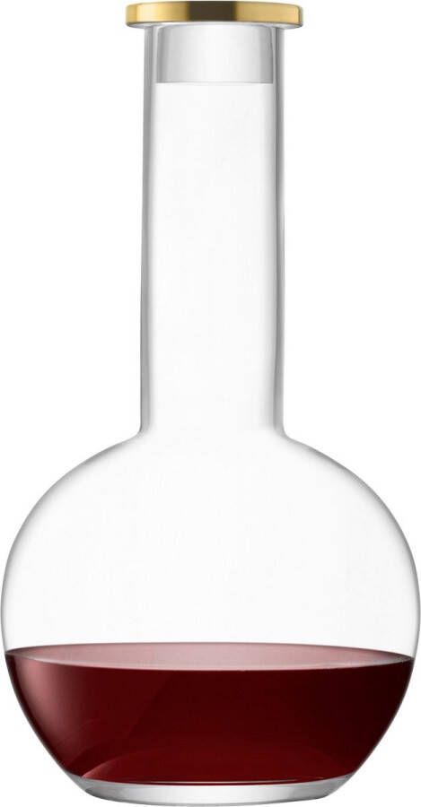 L.S.A. Luca Decanteerkaraf 1 5 liter Glas Goud