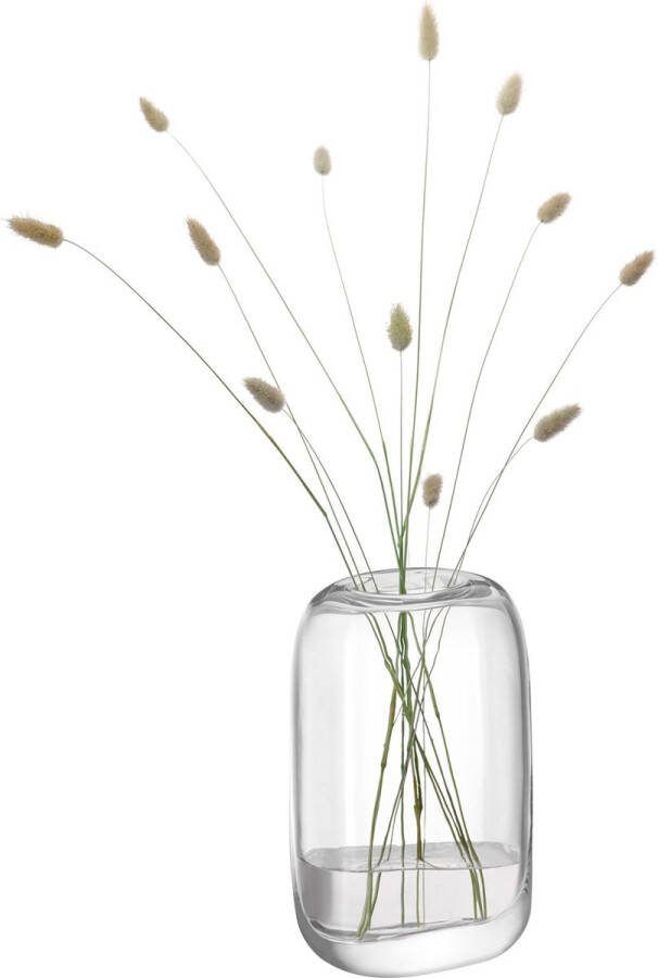L.S.A. Melt Vaas 24 cm Glas Transparant