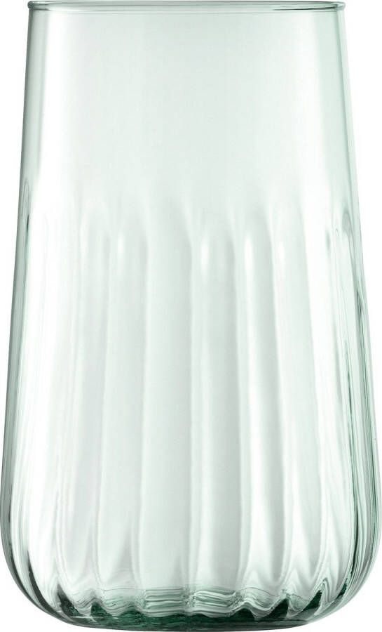 L.S.A. Mia Vaas 33 cm Gerecycled Glas Transparant
