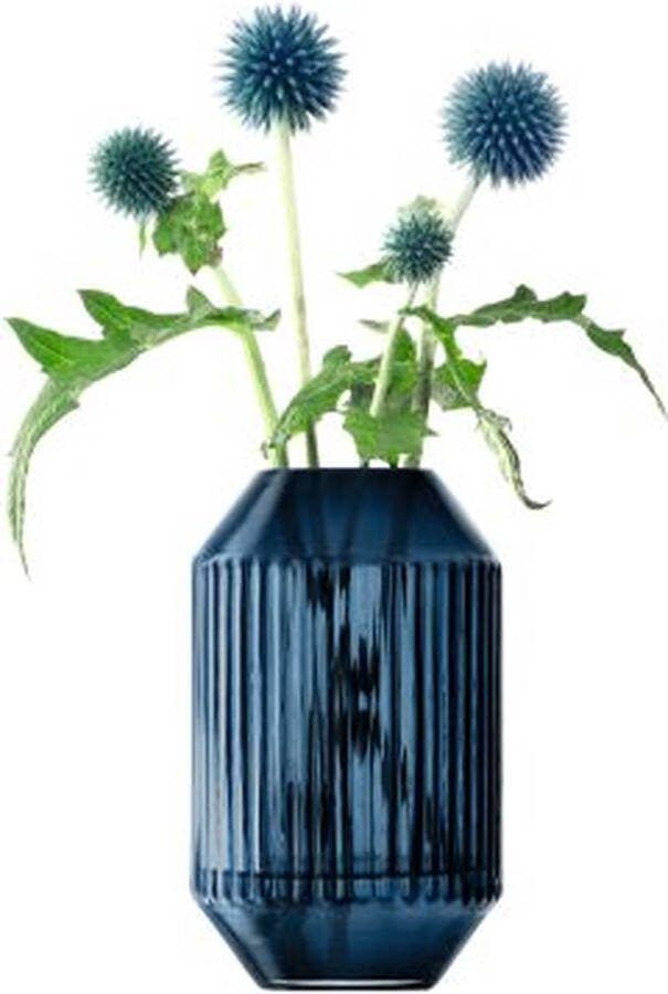 L.S.A. Rotunda Vaas 15 cm Glas Blauw