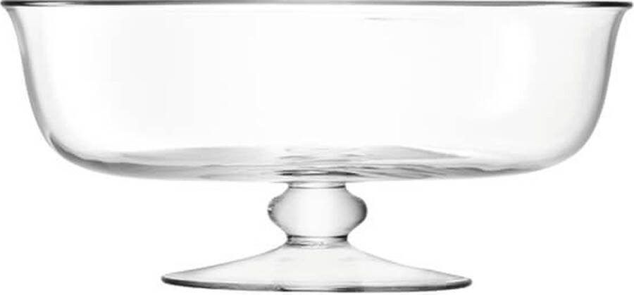 L.S.A. Serve Serveerschaal op Voet ø 31 cm Glas Transparant