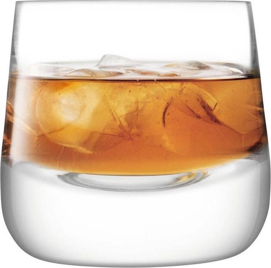 LSA L.S.A. Bar Culture Whisky Glas 220 ml Set van 2 Stuks Glas Transparant