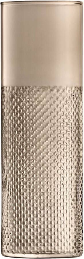 L.S.A. Wicker Vaas 40 cm Glas Transparant