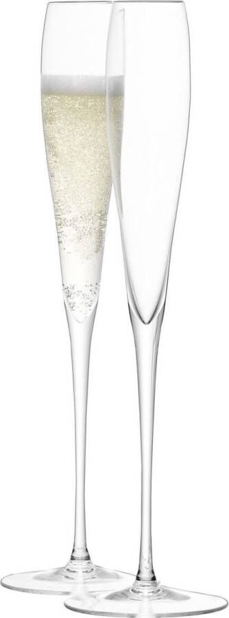 LSA L.S.A. Wine Champagne Flute Groot 100 ml Set van 2 Stuks