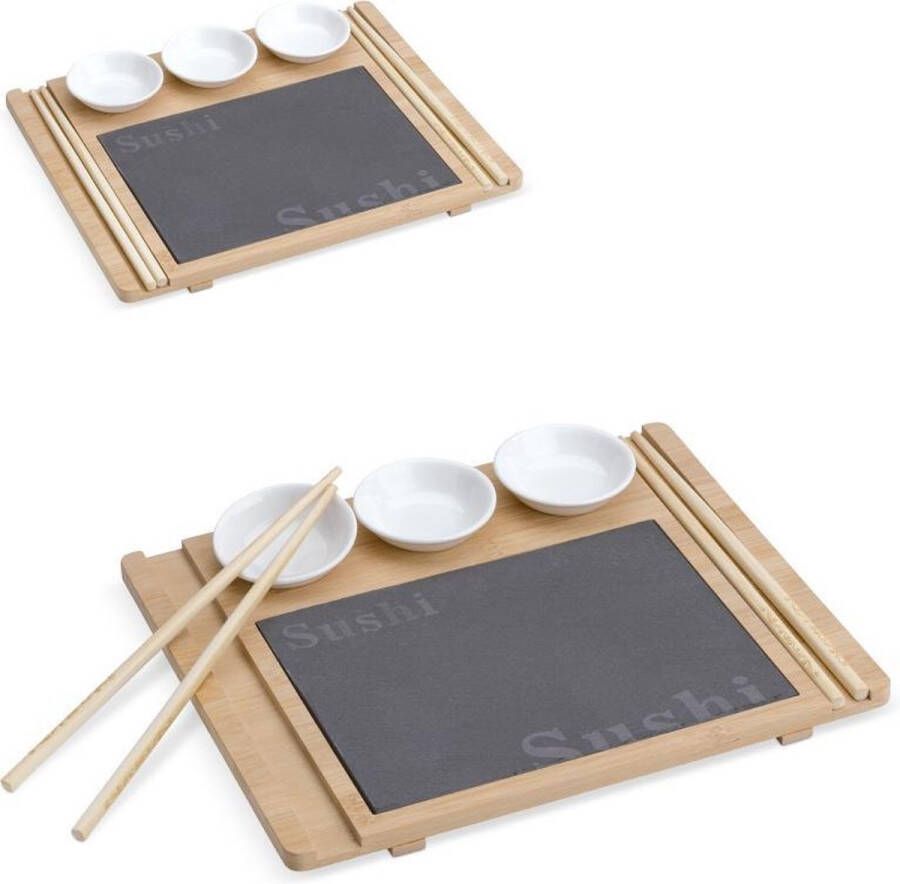 LT Kerstcadeau Sushi serveer set 2 personen