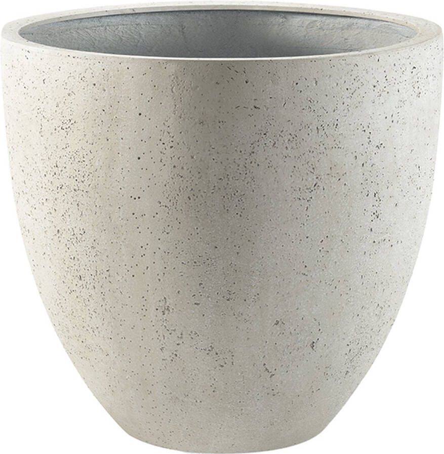Luca Lifestyle Grigio plantenbak Egg Pot M antiek wit betonlook