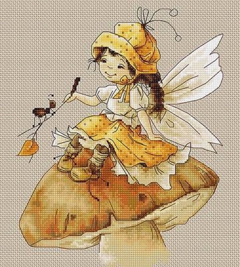 Luca-S borduurpakket The Fairy om te borduren b1109