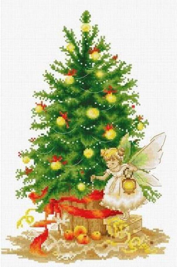 Luca-S Broderie Borduurpakket Kerstboom B1117