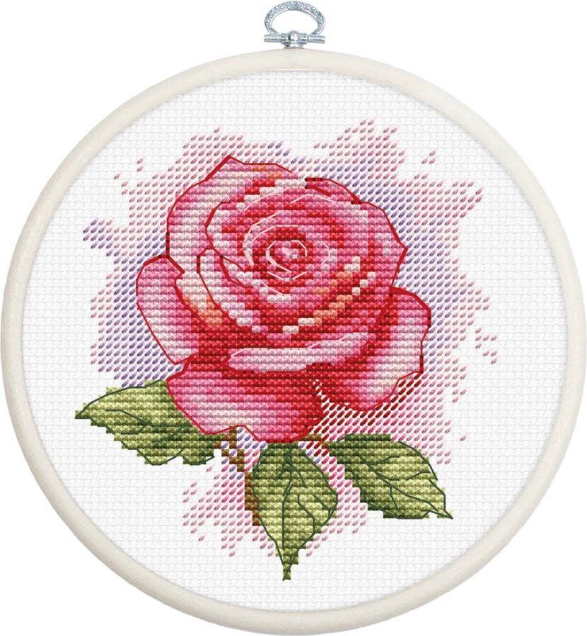 Luca-S Rose Aroma borduren (pakket) BC105 inclusief borduurring
