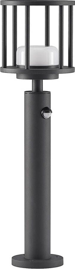 Lucande Padverlichting zuillampen 1licht aluminium kunststof H: 60 cm GX53 donkergrijs (RAL 840-M)