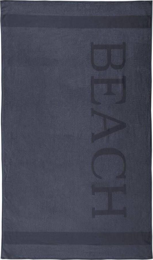 Lucca Beach Strandlaken 100x200 Antraciet