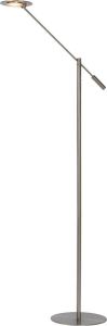 Lucide ANSELMO Leeslamp Ø 25 cm LED Dimb. 1x9W 3000K Mat chroom