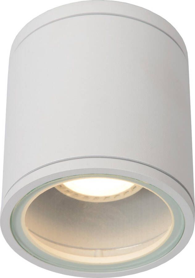 Lucide AVEN Plafondspot Badkamer Ø 9 cm 1xGU10 IP65 Wit