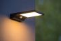 Lucide BASIC Wandlamp Buiten LED 1x3W 2700K IP44 Zwart - Thumbnail 1