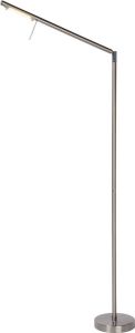Lucide BERGAMO Leeslamp LED Dimb. 1x6W 3000K Mat chroom