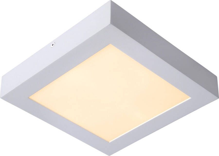 Lucide BRICE-LED Plafonnière Badkamer LED Dimb. 1x22W 3000K IP44 Wit