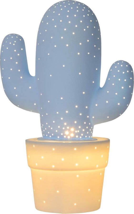 Lucide CACTUS Tafellamp Ø 20 cm 1xE14 Pastel blauw