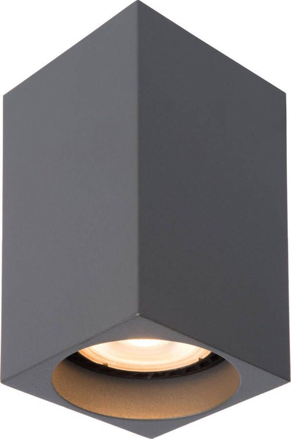 Lucide DELTO Plafondspot LED Dim to warm GU10 1x5W 2200K 3000K Grijs