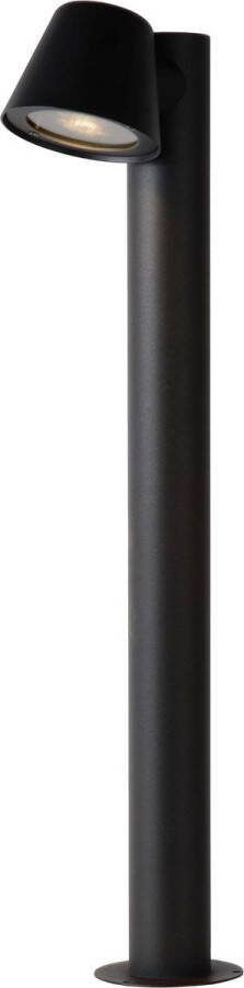 Lucide DINGO-LED Sokkellamp Buiten LED Dimb. GU10 1x5W 3000K IP44 Antraciet