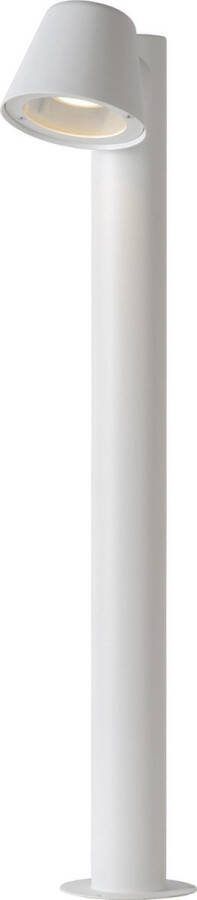 Lucide DINGO-LED Sokkellamp Buiten LED Dimb. GU10 1x5W 3000K IP44 Wit - Foto 1