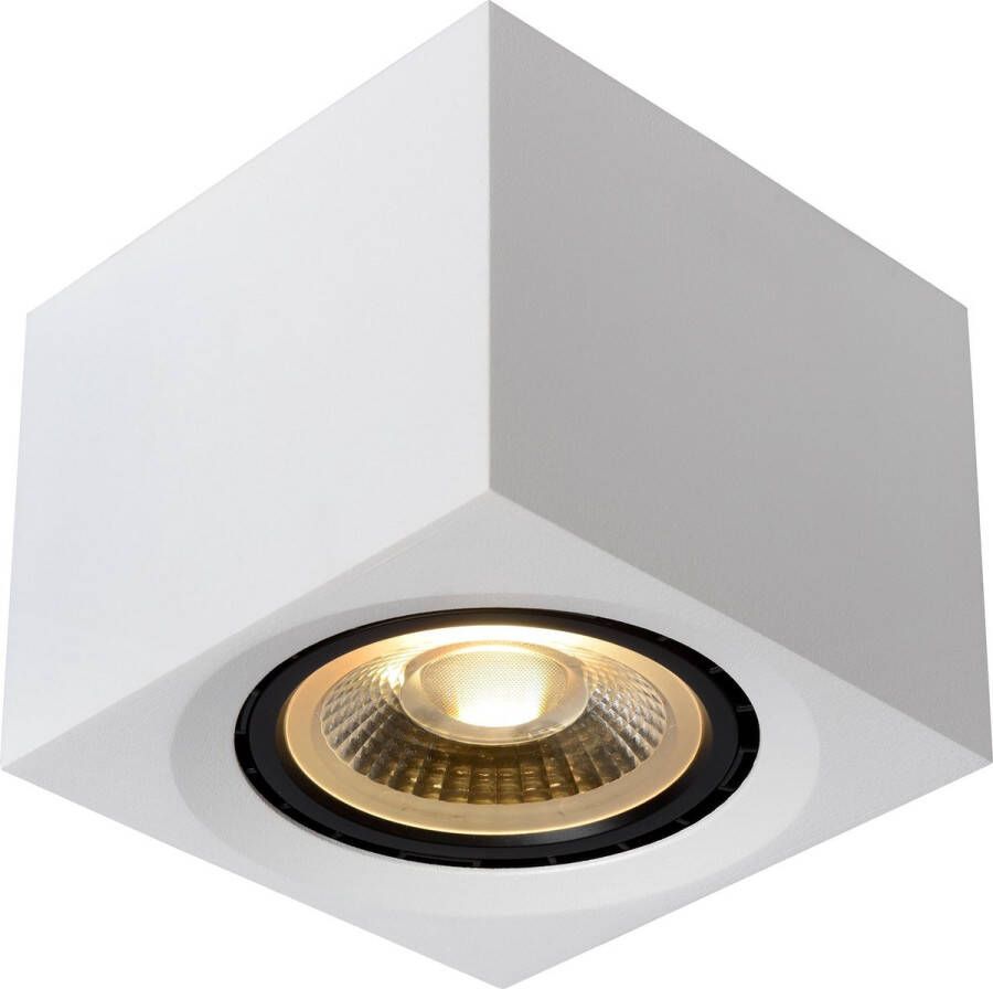 Lucide FEDLER Plafondspot LED Dim to warm GU10 (ES111) 1x12W 2200K 3000K Wit