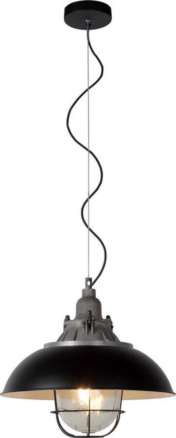 Lucide hanglamp Gringo zwart Ø40 cm Leen Bakker