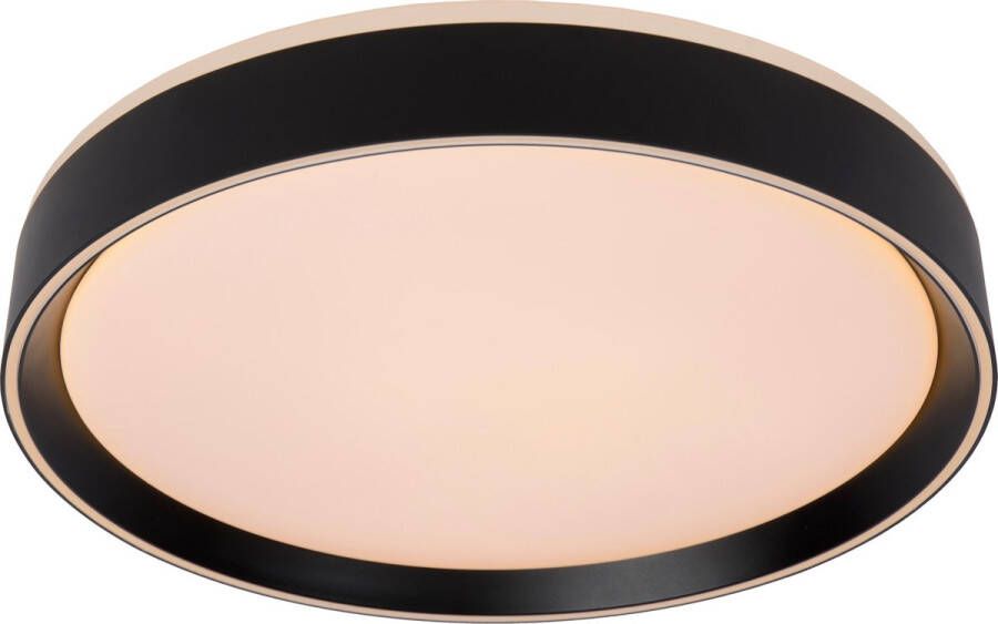Lucide NURIA Plafonnière Ø 40 cm LED Dimb. 1x24W 2700K 3 StepDim Zwart