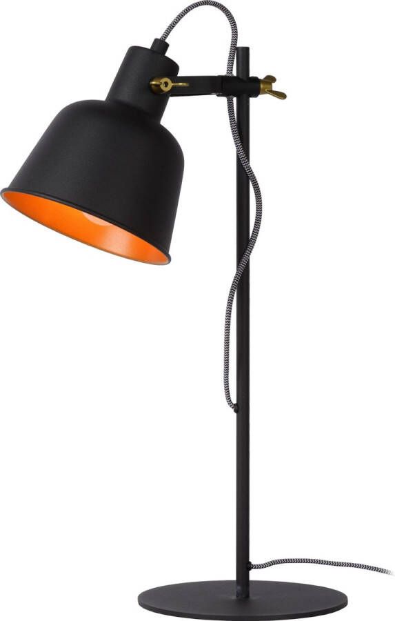 Lucide tafellamp Pia zwart 34x20x52 5 cm Leen Bakker