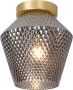 Lucide Plafondlamp Rosalind Gerookt Glas ⌀21cm E27 - Thumbnail 1