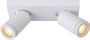 Lucide TAYLOR Plafondspot Badkamer LED Dim to warm GU10 2x5W 2200K 3000K IP44 Wit - Thumbnail 1