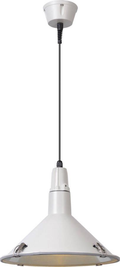 Lucide hanglamp buiten TONGA IP44 wit Ø25 5 cm Leen Bakker