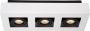 Lucide XIRAX Plafondspot LED Dim to warm GU10 3x5W 3000K 2200K Wit - Thumbnail 1