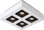 Lucide XIRAX Plafondspot LED Dim to warm GU10 4x5W 2200K 3000K Wit - Thumbnail 1